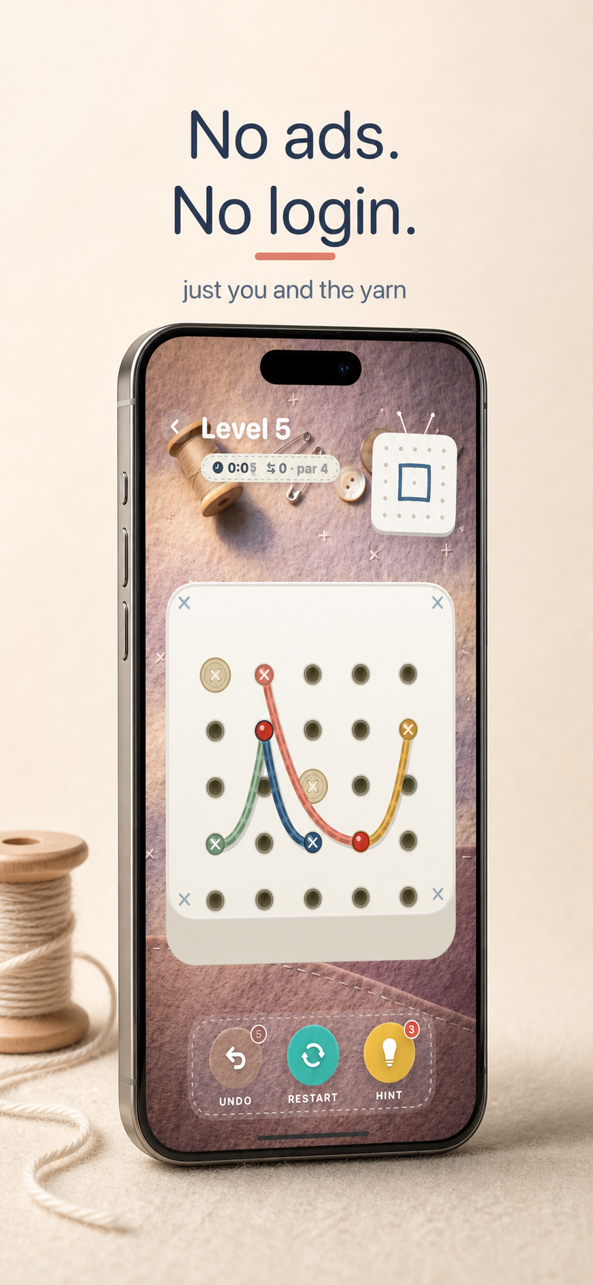 No ads, no login — just you and the yarn